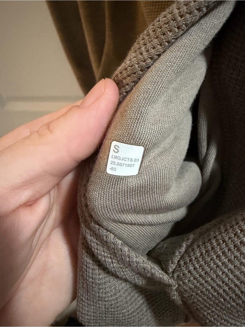 Lululemon scuba waffle crop - Picture 3 of 5